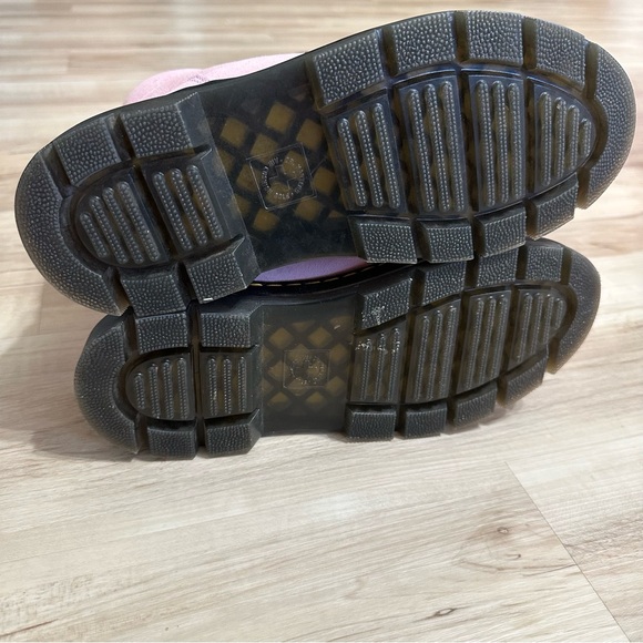 Dr. Martens COMBS Hiker Style Combat Boots in Pink Hi Suede Size 9 - Picture 8 of 12